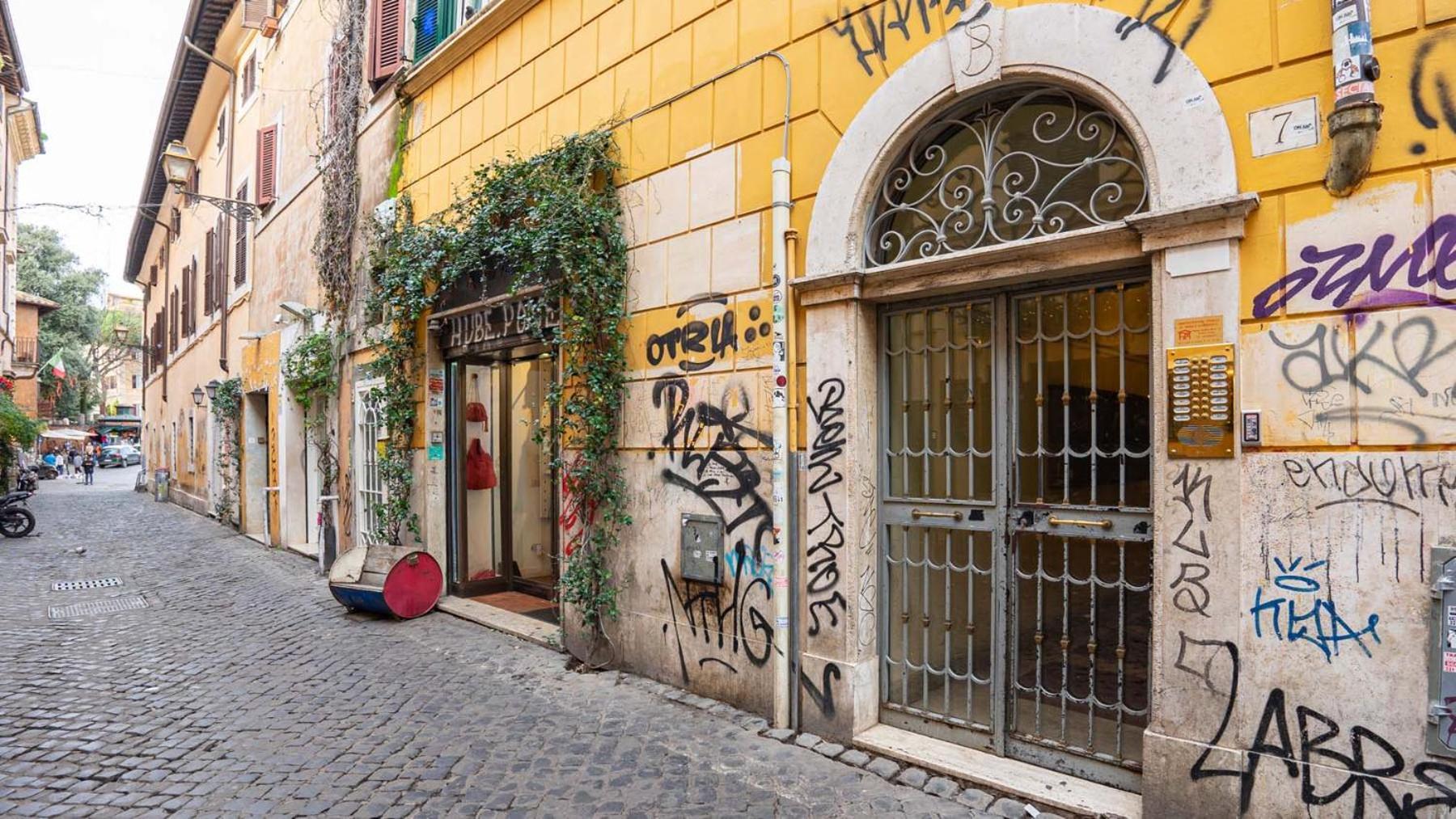 Cozy Nest With Terrace In Trastevere Rom Exteriör bild
